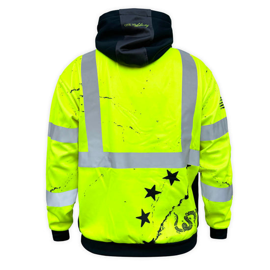SS360º 1776 Betsy Ross Yellow Class 3 - Type-R - Safety Hoodie