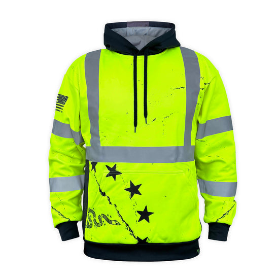 SS360º 1776 Betsy Ross Yellow Class 3 - Type-R - Safety Hoodie