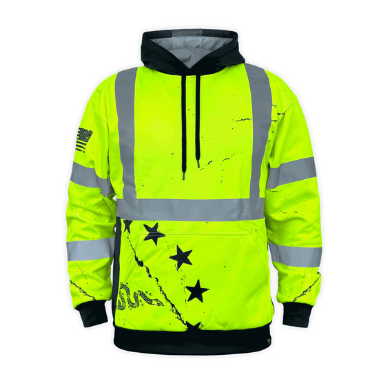 SS360º 1776 Betsy Ross Yellow Class 3 - Type-R - Safety Hoodie