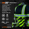 SS360º Stealth American Grit - Black - Type-O -  Reflective Safety Hoodie - Product Features