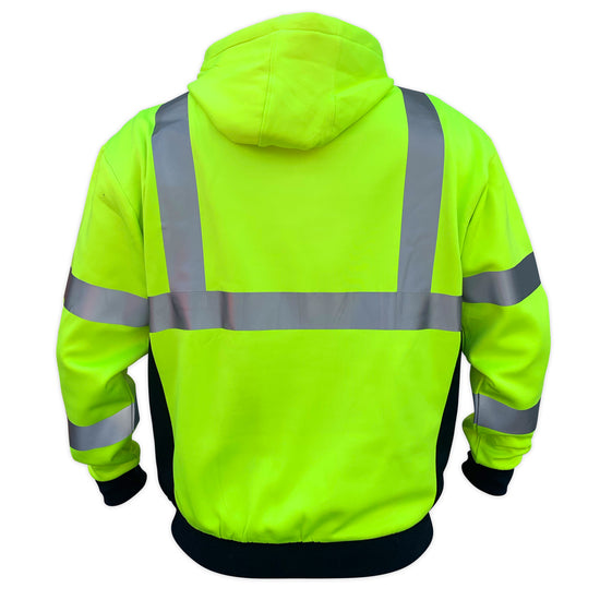 SS360 Basic - Yellow - Class 3 - Type-R - Reflective Safety Hoodie