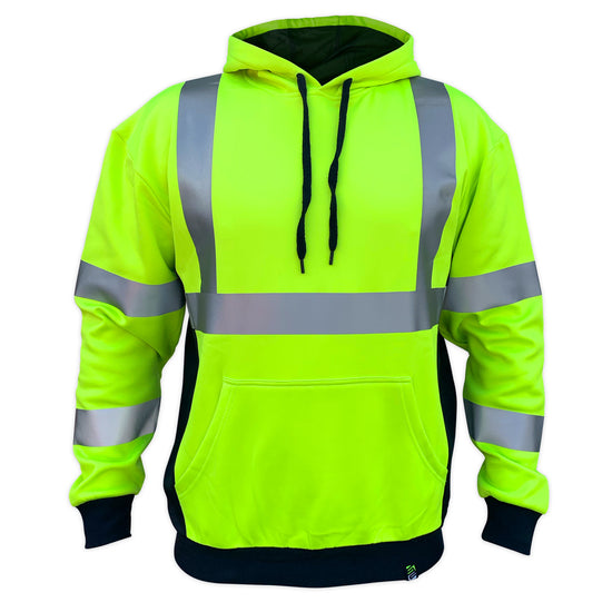 SS360 Basic - Yellow - Class 3 - Type-R - Reflective Safety Hoodie