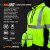 SS360 Basic - Yellow - Class 3 - Type-R - Reflective Safety Hoodie - Product Features