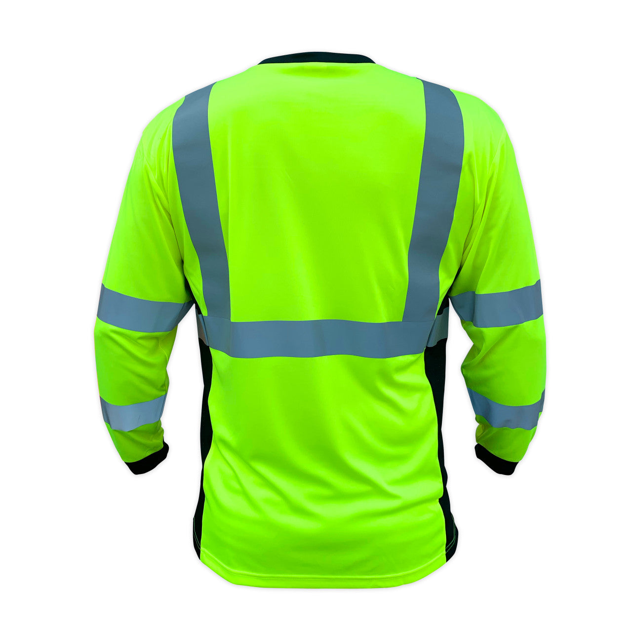 SS360º Basic - Yellow - Long Sleeve Class 3 - Type-R - UPF 40 - Reflective Safety Tee