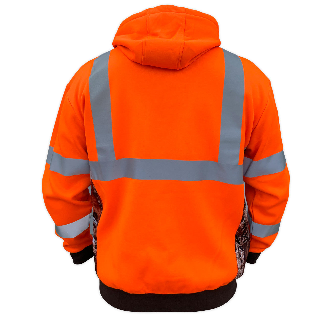 SS360º Deepwood Camo - Orange - Class 3 - Type-R - Reflective Safety Hoodie