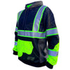 SS360º Stealth Topo - Black - Type-O - Enhanced Visibility - Reflective Safety Hoodie