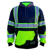 SS360º Stealth Topo - Black - Type-O - Enhanced Visibility - Reflective Safety Hoodie