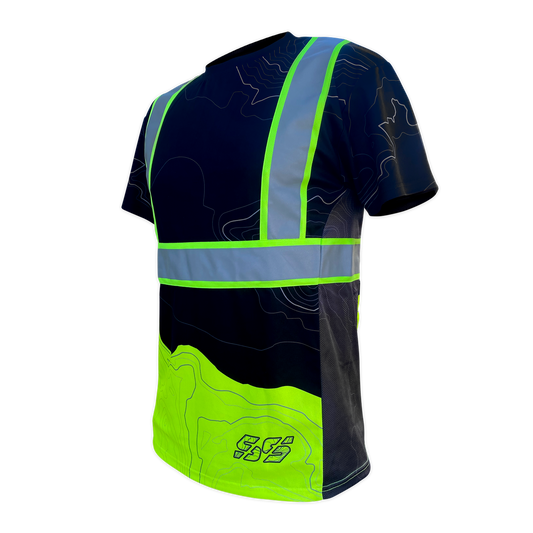 SS360º Stealth Topo - Black - Type-O - Reflective Safety Shirt