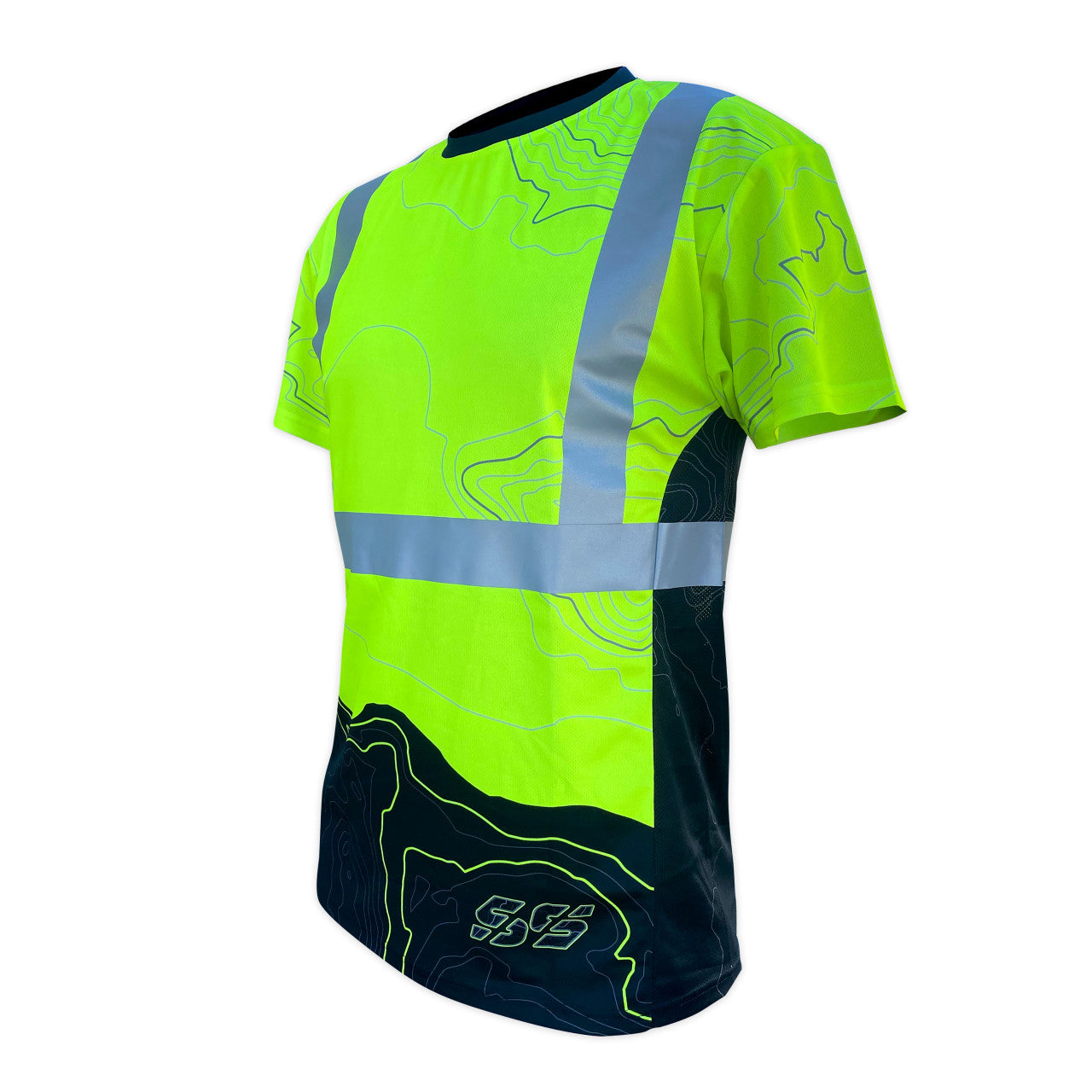 SS360º Topo Yellow Class 2 - Type-R - UPF 40 - Reflective Safety Shirt