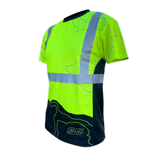 SS360º Topo Yellow Class 2 - Type-R - UPF 40 -  Reflective Safety Shirt