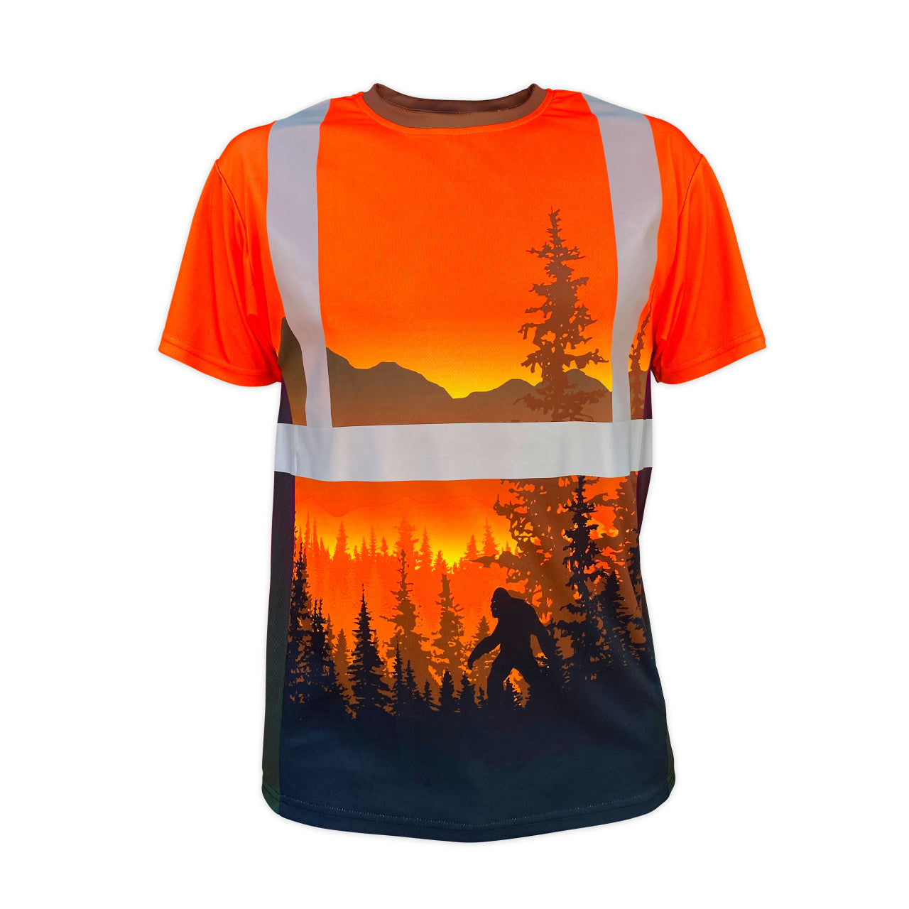 SS360º Wildland Sasquatch - Orange - Class 2 - Type-R - UPF 40 - Reflective Safety Shirt