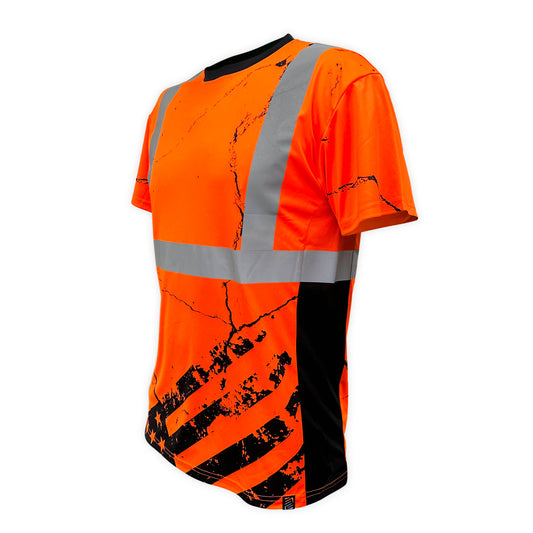 SS360º American Grit - Orange - Class 2 - Type-R - Reflective Safety Tee