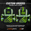 SS360º Stealth American Grit - Black - Type-O -  Reflective Safety Hoodie - Custom Orders