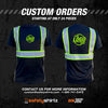 SS360º Stealth Basic Black - Type-O - UPF 40 - Reflective Safety Shirt - Custom Order