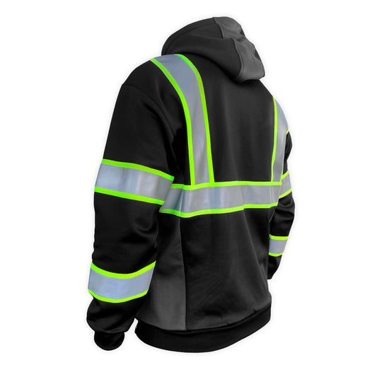 SS360º Stealth Basic - Black - Type-O - Reflective Safety Hoodie