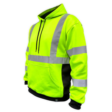SS360 Basic - Yellow - Class 3 - Type-R - Reflective Safety Hoodie