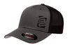 SafetyShirtz - Flexfit Trucker Hat - Dark Gray/Black
