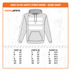 Adult Hoodie - Size Chart