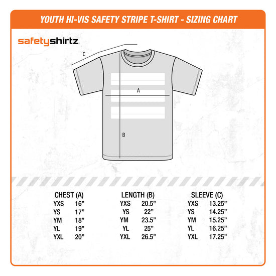 Youth Tee - Size Chart