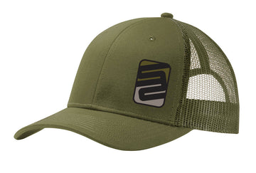 SS Port & Co Snapback Hat - Drab Green (Military Green)