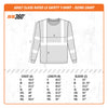 SS360º Long Sleeve Tee - Size Chart