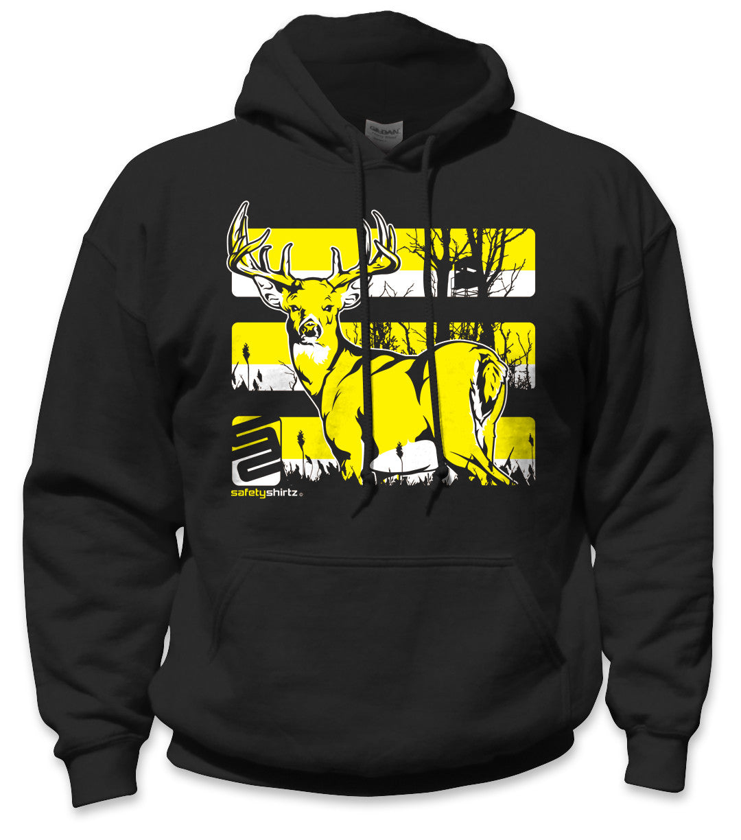 Buck Safety Hoodie - Yellow/Black