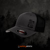 SafetyShirtz - Flexfit Trucker Hat - Dark Gray/Black