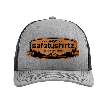 SS Badge - Richardson Snapback Hat - Heather Gray/Black