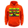The Stag Safety Stripe Hoodie - Yellow/Reflective/Orange