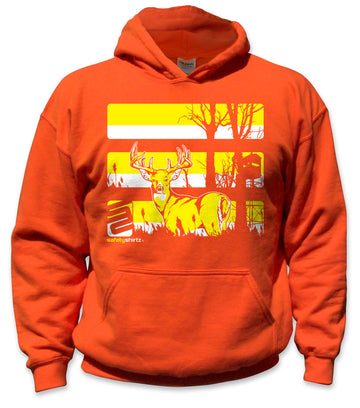 Youth Buck Safety Hoodie - Yellow/Orange