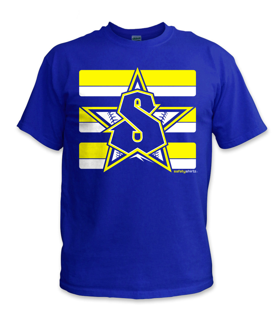 Youth Classic Safety Shirt - Yellow/Royal