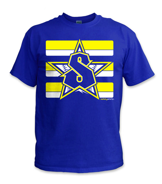 Youth Classic Safety Shirt - Yellow/Royal