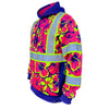 SS360º Tropic Heat - Pink - Enhanced Visibility - Reflective Safety Hoodie