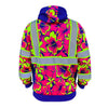 SS360º Tropic Heat - Pink - Enhanced Visibility - Reflective Safety Hoodie