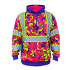 SS360º Tropic Heat - Pink - Enhanced Visibility - Reflective Safety Hoodie