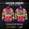 SS360º Tropic Heat - Pink - Enhanced Visibility - Reflective Safety Hoodie