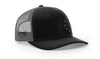 1776 Betsy Ross - Richardson Snapback Hat - Black/Charcoal Mesh