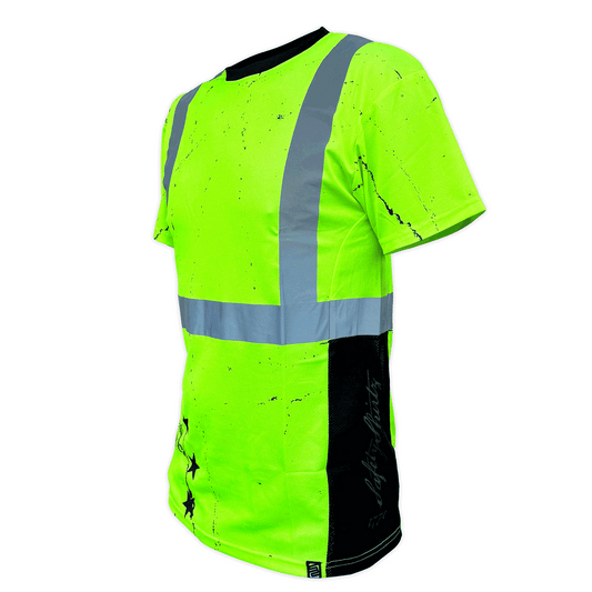SS360º 1776 Betsy Ross Yellow Class 2 - Type-R - UPF 40 - Reflective Safety Shirt