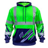 SS360º 12 Seattle - Green - Class 3 - Type-R - Reflective Safety Hoodie