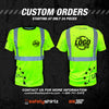 SS360º 1776 Betsy Ross Yellow Class 2 - Type-R - UPF 40 - Reflective Safety Shirt