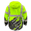 SS360º American Grit - Yellow - Class 3 - Type-R - Reflective Waterproof Safety Rain Jacket