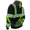 SS360º Stealth American Grit - Black - Enhanced Visibility - Reflective Safety Hoodie