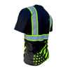 SS360º Stealth American Grit - Black - Enhanced Visibility - UPF 40 - Reflective Safety Shirt