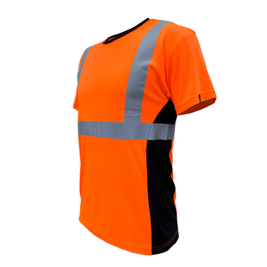 SS360º Basic - Orange - Class 2 - Type-R - UPF 40 - Reflective Safety Shirt