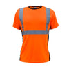 SS360º Basic - Orange - Class 2 - Type-R - UPF 40 - Reflective Safety Shirt