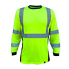 SS360º Basic - Yellow - Long Sleeve Class 3 - Type-R - UPF 40 - Reflective Safety Tee