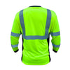 SS360º Basic - Yellow - Long Sleeve Class 3 - Type-R - UPF 40 - Reflective Safety Tee