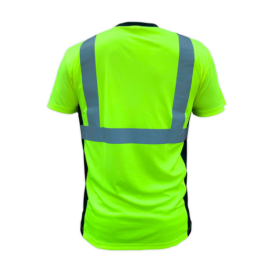 S360º Basic - Yellow (Safety Green) - Class 2 - Type-R - UPF 40 - Reflective Safety Shirt