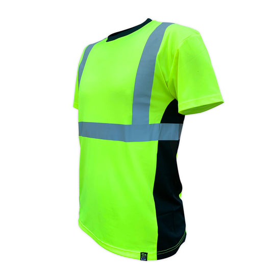 S360º Basic - Yellow (Safety Green) - Class 2 - Type-R - UPF 40 - Reflective Safety Shirt