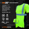 S360º Basic - Yellow (Safety Green) - Class 2 - Type-R - UPF 40 - Reflective Safety Shirt - Product Features